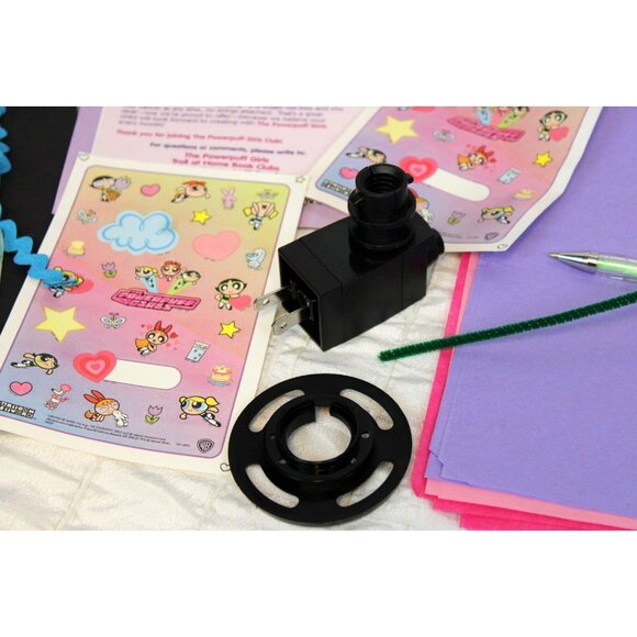 Cartoon Network Powerpuff Girls Club Craft Night Light Journal Sticker Jewel - Picture 12 of 14